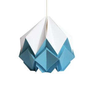 Tedzukuri Atelier Lámpara para colgar de papel bicolor de origami - Talla S