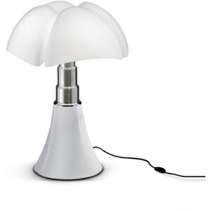 Martinelli Luce Lámpara de mesa metal y polipropileno blanco 35cm