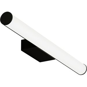 Sulion Aplique de baño de metal color negro de 60cm