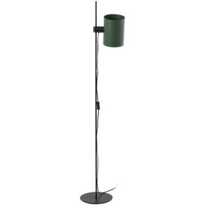 FARO BARCELONA Lámpara de pie ajustable en metal negro y verde 150cm