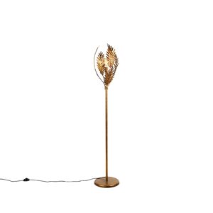 QAZQA Lámpara de pie acero oro/latón 30 x 170 (cm)