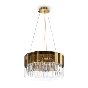 Maytoni Lámpara de techo 4 luces moderno dorado de acero inoxidable ø 40 cm