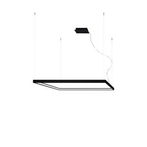 Thoro Lighting Lámpara de araña negro aluminio 4000k  alt. 150 cm