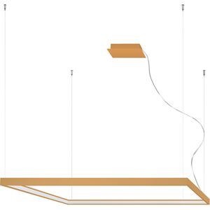 Thoro Lighting Lámpara de araña dorado aluminio 4000k  alt. 150 cm