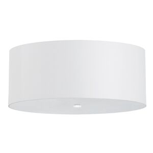 Sollux Lighting Lámpara de techo blanco tela, vidrio, acero  alt. 35 cm