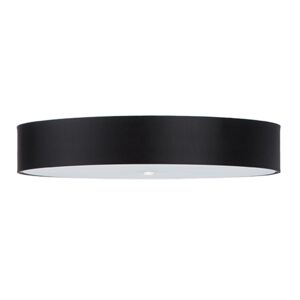 Sollux Lighting Lámpara de techo negro tela, vidrio, acero  alt. 20 cm