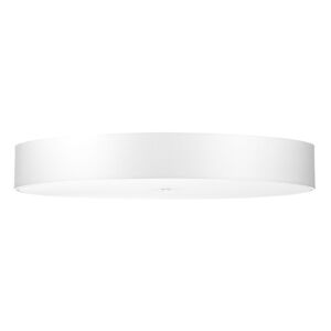 Sollux Lighting Lámpara de techo blanco tela, vidrio, acero  alt. 20 cm