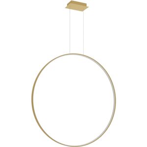 Thoro Lighting Lámpara colgante dorado aluminio 3000k  alt. 150 cm