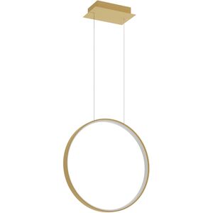 Thoro Lighting Lámpara colgante dorado aluminio 3000k  alt. 150 cm