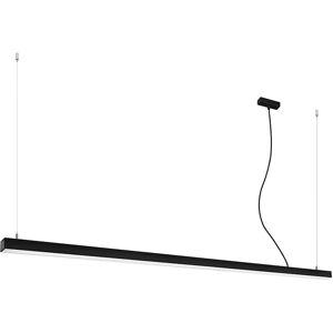 Thoro Lighting Lámpara colgante negro aluminio 3000k  alt. 150 cm