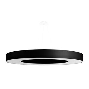 Sollux Lighting Lámpara de araña negro tela, pvc, acero  alt. 102 cm