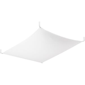 Sollux Lighting Lámpara de techo blanco tela  alt. 15 cm