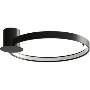 Thoro Lighting Lámpara de techo negro acero 4000k  alt. 13 cm