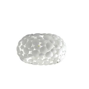 Luce Ambiente e Design Plafón en metal blanco 48 cm.