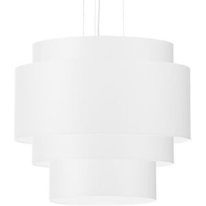 Sollux Lighting Lámpara colgante blanco tela, pvc, acero  alt. 134 cm