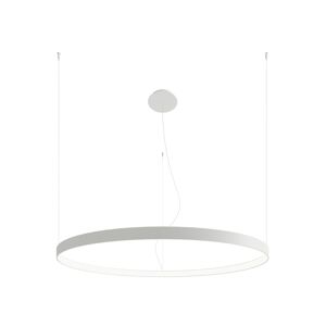 Thoro Lighting Lámpara colgante fabricada en acero blanco 4000k  alt. 150 cm