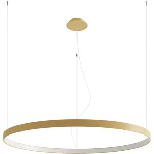 Thoro Lighting Lámpara colgante de aluminio dorado 4000k  alt. 150 cm