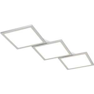 Lucande Lámpara de techo led de plástico gris