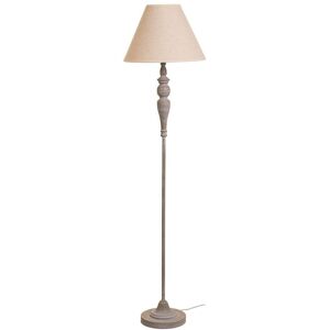 Wanderlust deco Lampara de pie de metal gris