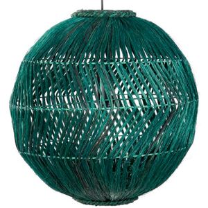 Adda Home Lampara verde de fibras 45x45x45cm