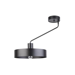 MIMAX Lámpara de techo de aluminio negro de 35 cm