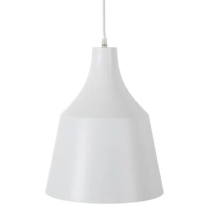 LOLAhome Lámpara de techo foco de aluminio blanca de Ø 27x36 cm