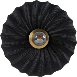 LOLAhome Aplique Nautilus de metal oro envejecido de Ø 27x9 cm