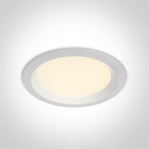 One Light Empotrable De Techo  10130uv/w Blanco 24w 3000k-4000k-6000k