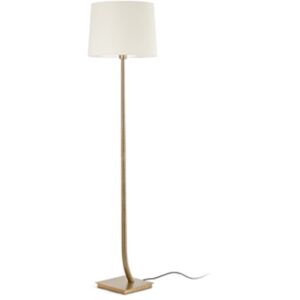 Faro Lampara Pie De Salon  Barcelona Rem 29687-08 Bronce Satinado/beige