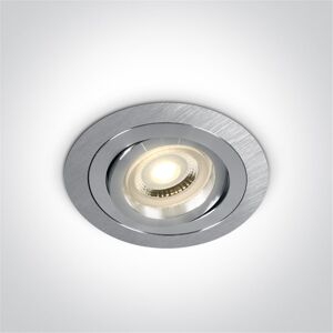One Light Empotrable Orientable De Techo  11105abg/al Aluminio Ip20