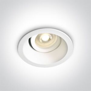 One Light Empotrable Orientable De Techo  11105d4/w Blanco Ip20