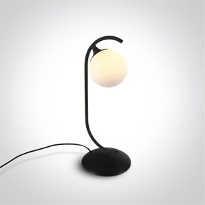 One Light Lampara Sobremesa  61116/b Negro Ip20