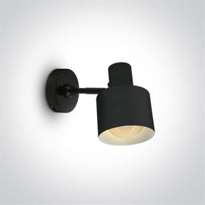 One Light Aplique Orientable Pared  60118/b Negro Ip20