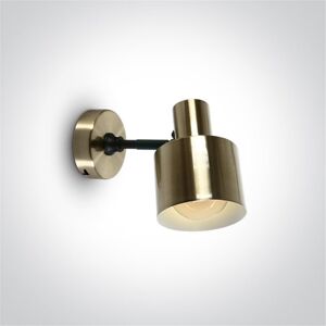 One Light Aplique Orientable Pared  60118/bbs Latón Cepillado Ip20