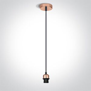 One Light Lampara Colgante Techo  63126/cu Cobre Ip20