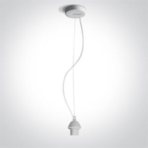 One Light Lampara Colgante Techo  63126a/w Blanco Ip20