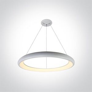 One Light Lampara Colgante Led Techo  62144nb/w/w Blanco 50w 3000k