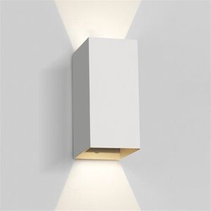 One Light Aplique Led Pared  67398a/w/w Blanco 2x3w 3000k Ip54