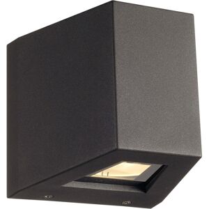 Slv Luminaria Led Superficie Pared  Out Beam Up/flood Down 229665 Antracita