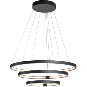 Slv Luminaria Led Colgante  One Triple Dali 1002913 Negro