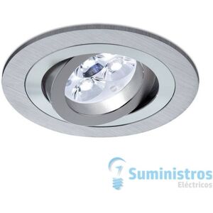 Bpm Lighting Empotrable Redondo Orientable De Techo  Mini Catli 3010  Aluminio Cepillado