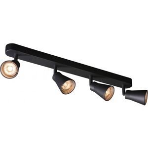 Slv Luminaria Foco Pared/techo  Avo Quad 1000895 Negro