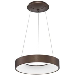 Nova Luce Luminaria Led Colgante Suspension  Rando Thin 9453433 Marron