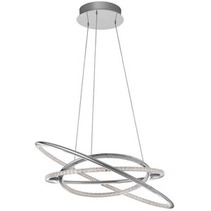 Nova Luce Lampara Led Colgante Suspension  Livorno 8107401 Cromo