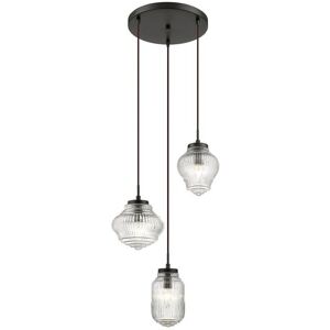 Nova Luce Luminaria Colgante Suspension  Nord 838183 Negro