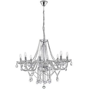 Nova Luce Luminaria Colgante Suspension  Mozart 51231403 Cromo D78