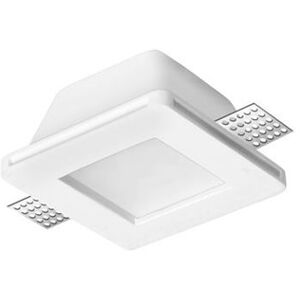 Nova Luce Luminaria Foco Empotrable  Tobia 9879102 Yeso Blanco