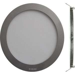 Roblan Downlight Led 12w  Ledpanel12h 6.500 K Plata