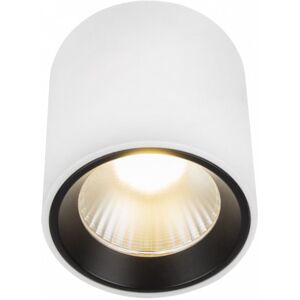 Hofflights Downlight Led Superficie Nepal 7 Round  1.2000.1112 Blanco/negro