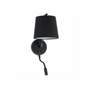 Faro Lampara Aplique  Barcelona 29330 Berni Reader Negro Mate/negro